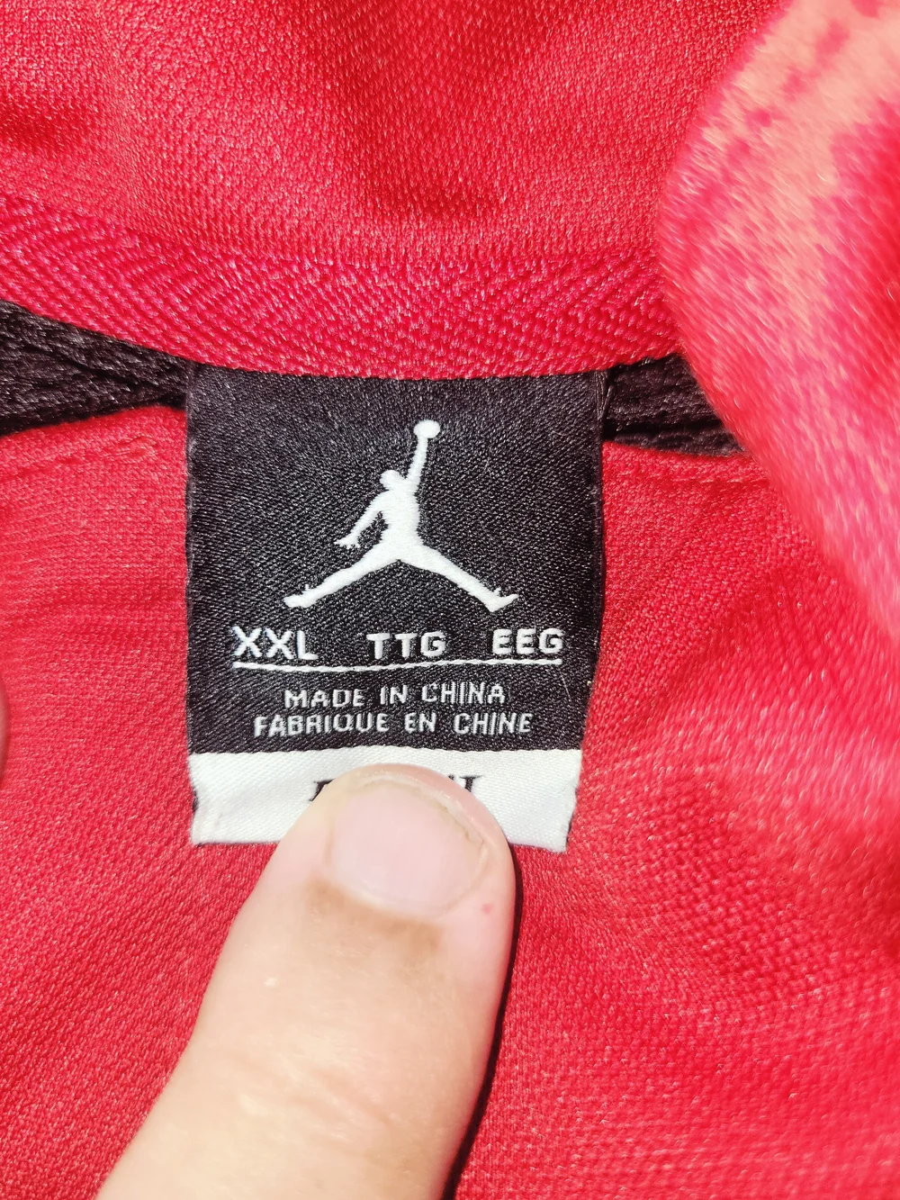 Jordan Red Full-Zip Track Jacket
